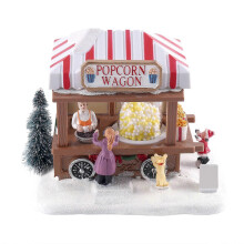 LED Christmas Vacation Village Houses Multicolored Music P