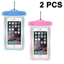 2er-Pack universelle wasserdichte Handy-Trockentaschen
