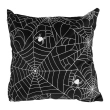 Creative Halloween Spider Web Pillow Case Party Home Sofa Coffee Library Black Base S