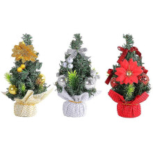 Mini Artificial Christmas Trees Set of 3 for Desktop Home Tabletop Decoration