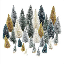 Socle en bois de pin sisal miniature pour scènes de diorama