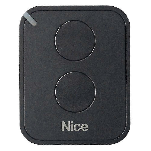 NICE FLO2RE ON2E/A 2-Button Remote for Gates & Garage Doors RB400 RB1000 Black