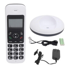White Cordless Phone for Seniors Features Caller ID Call Blocking Backlit Display