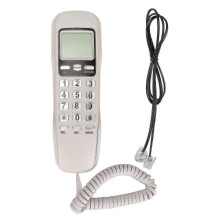 Kompaktes kabelgebundenes Tischtelefon mit Wahlwiederholung und LCD-Display 2025 für das Homeoffice
