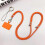 Orange Telephone Lanyard With Cord Strap 1