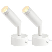 3W Spot Lights Indoor Adjustable Indoor Floor Spotlight LED Dimmable Plant Spotlight Accent Lighting White US Plug