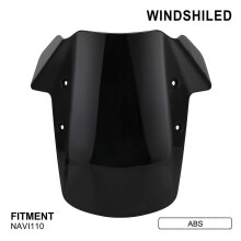 Kompatibles Navi110 Motorrad-Windschutzscheiben-Modifikationszubehör aus hochwertigem ABS-Material