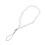 White Crystal Phone Lanyard Chain Decoration Style 1