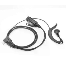 Hiroyasu HI-B5PRO Radio PoC Auricolare in-ear USB-C con gancio a G e microfono PTT integrato
