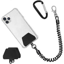 Phone Lanyard Tether Cell Phone Lanyard 2 TPU Patch 1 Phone Tether Outdoor Hiking Climbing