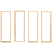 4 Pcs Mini Chinese Dollhouse Screen Model Wooden Decor Set