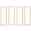 4 Pcs Mini Chinese Dollhouse Screen Model Wooden Decor Set 1