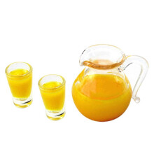 Mini Juice Cup Dollhouse Decoration Model 1Set