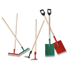 Miniature Farm Tools 2Sets for Dollhouse Garden Decorative Scene