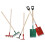 Miniature Farm Tools 2Sets for Dollhouse Garden Decorative Scene 1