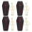 Creative Halloween Mini Coffins Decor 8 Sets with Skeleton Props 1