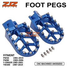 Compatible Pw50/Pw80/Y-Zinger/Tw200 Off-Road Motorcycle Modified Aluminum Alloy Pedals Cnc Pedals