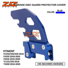 Kompatibler, modifizierter, CNC-gefräster Bremsscheibenschutz aus Aluminiumlegierung für Offroad-Motorräder