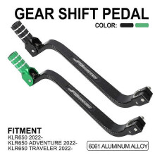 (Black)Compatible Klr 650/Klr 650 Adventure /Traveler Aluminum Alloy Cnc Gear Lever
