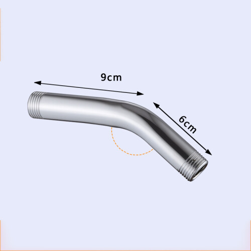 Förlängningsrör för Dusch Väggfäste - 135 Silver S 1