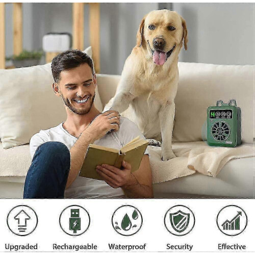 Adjustable Ultrasonic Dog Bark Control - Teaching Function Included 2