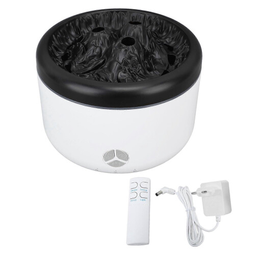 Flamme æterisk olie diffuser 500ml aroma diffuser aromaterapi diffuser tåge luftfugter med fjernbetjening til hjemmekont