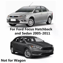 Passend für Ford Focus 2 MK2 (2007–2011), Schrägheck/Limousine, Autozubehör, Fensterblenden, Regenschutz