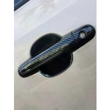 (Carbon 1 Schlüsselloch) Kompatibel mit KIA Soul 2010–2013. Neuer Türgriff aus Chrom-Carbonfaser.
