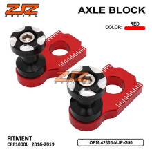 Compatible Crf1000l 2016-2019 Off-Road Motorcycle Rear Hub Adjustment Cnc Aluminum Alloy Rear Jack