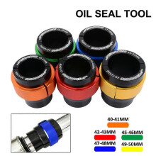 (32-33 mm - Color rosa) Compatible con instalación universal de sellos de aceite para amortiguadores