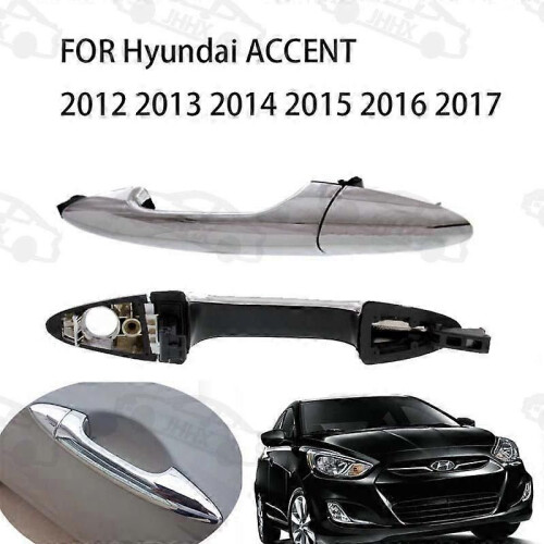 (Front LeftFl Plating)Compatible Accent Accent 2012 2013 2014 -2016 2017 Car Door Outer Handle Door
