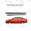 (Front Left Fl)Compatible Vios Vios 2014 2015 2016 2017 Door Beading Glass Outer Beading Window Waterproof 1