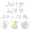 20pcs Bird-Shaped Anti-Collision Window Decals for Bird Strike Prevention 4