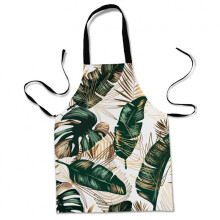 HomeView Kitchen Apron Stain Resistant Apron Unisex Multi-Functional Apron 72x60cm Multicolor Pattern Polyester Apron ASW050