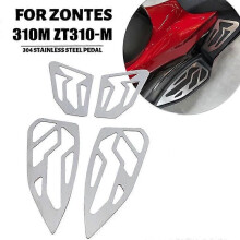 Passend für Zontes Shengshi 310M Scooter, modifiziertes 304 Edelstahl-Pedal, Vorderpedal, Vorderpedal