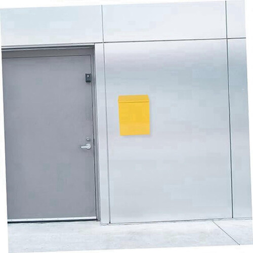 2Pcs Lockable Wall-Mounted Mailbox with Key, Iron Door Letter Box for Small Mail 1