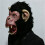 Mannelijke getande gorilla latex masker 2