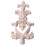 appliques décoratives d'angle en bois sculpté non peint, 25 x 6 cm 5