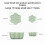 Support à tige spiralée HG pour fleurs, décoration intérieure créative, support pour compositions florales, vert, grand format 4