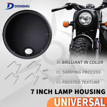 7-Zoll-LED-Harley-Motorradscheinwerfer, modifiziertes Lampengehäuse, Retro-Motorradgehäuse, LED-Lampengehäuse,