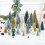 Miniature Sisal Pine Trees Wood Base for Diorama Scenes 5