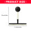 2PCS Household Squeegee Window Scraper With-Cream black 7