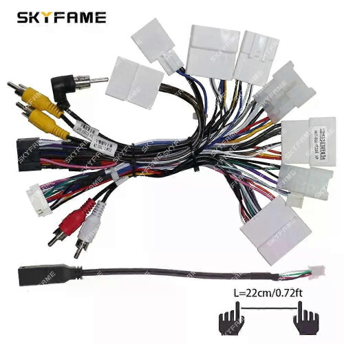 Gilt für Kfz-Kabelbaumadapter, CAN-Bus-Box-Decoder, Android-Radio-Stromkabel für Toyota Prius 2