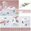 6X  Timer Kitchen Timer  Management Timer for  Management and Countdown 25-5-45-15 Minutes 6