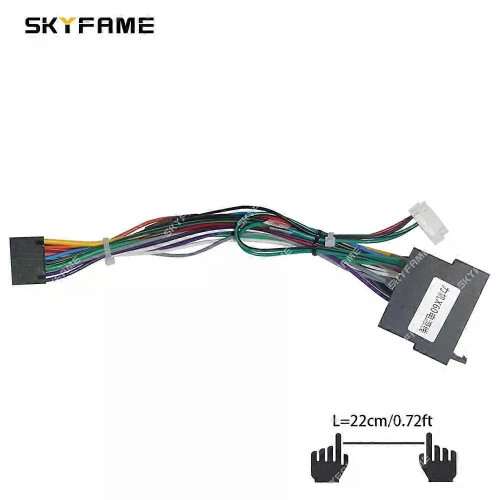 Gilt für 16-poligen Kabelbaumadapter, Canbus-Box-Decoder, Android-Radio-Stromkabel für Lifan X50 2