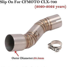 Geeignetes Fluchtsystem für Motorräder, mittelmodifiziertes Verbindungsrohr für CFMOTO CLX-700 CLX700