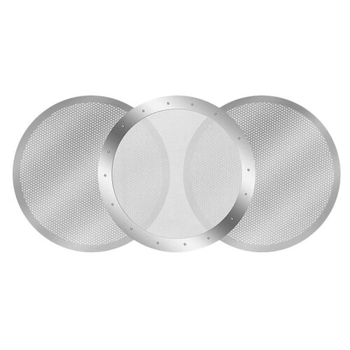 9 Pack Metal Reusable Coffee Filter Mesh for  Coffee Maker Espresso Maker, Silver 2