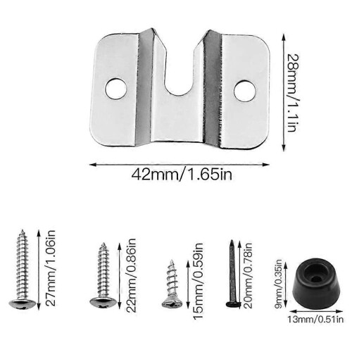 Kit de fixation murale pour cible de fléchettes, support de suspension et accessoires 2