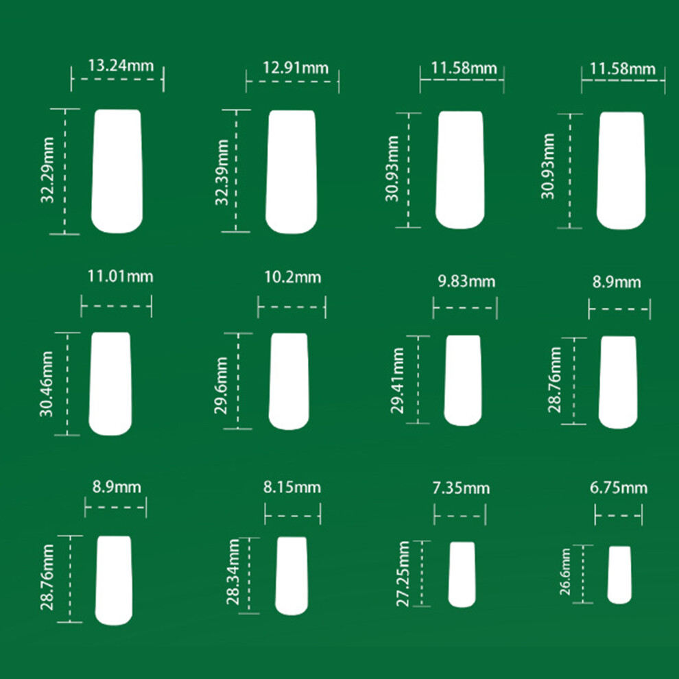 Roc-Electron Pink Resin Christmas Nail Tips For Stage Wear