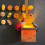 LED Glowing Stack Refrigerator Magnet - Light-Up Christmas Santa Claus Black Cat Fireplace Stack Fridge Decoration with Light 3